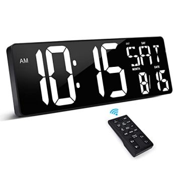 Large Digital Wall Clock
