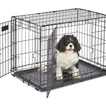 Newly Enhanced Double Door iCrate Dog Crate