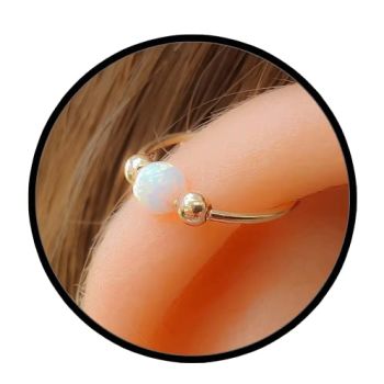 Gold Cartilage Helix Earring