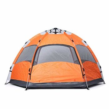 WUDILU 3-4 Person Tents for Camping Instant Setup Tent Double Layer Waterproof for 4 Seasons (Color : E)