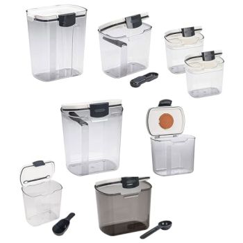 Prepworks by ProKeeper 8 Piece Clear Storage Container Set