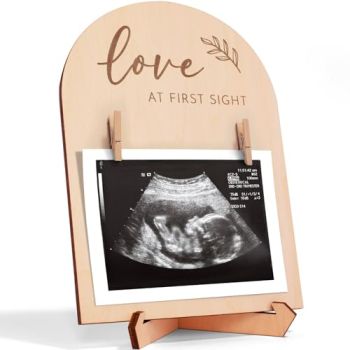 Cute Wooden Ultrasound Picture Frame