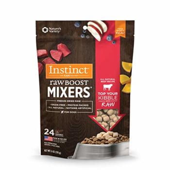 Freeze Dried Raw Boost Mixers Grain Free All Natural Beef Recipe Dog Food Topper
