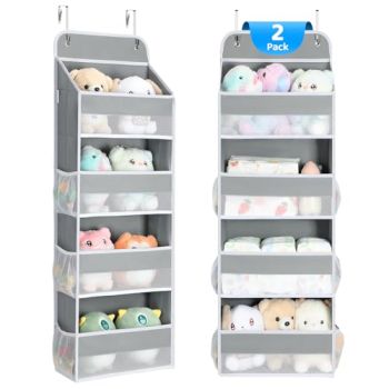 2 Pack 4 Tier Over the Door Organizer