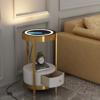 Gold Smart Led Nightstand