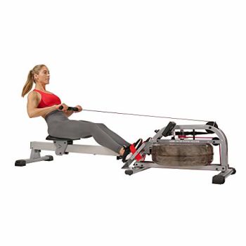 Water Rowing Machine Rower w/ LCD Monitor