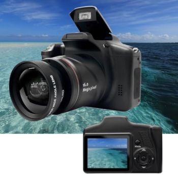 Digital Camera 16mp 2.4 Inch LCD Screen 16x Digital Zoom 720p Digital Camera Wide-Angle Lens Small Camera for Teens Students Boys Girls Seniors