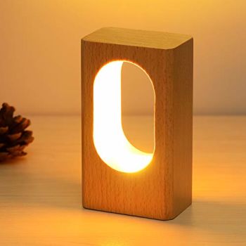 LED Wood Desk Lamp