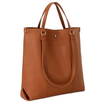 Tote Bag for Women Purses and Handbags Top Handle Satchel Purse Large Shoulder Handbag Brown Christmas Gift MWC-C021LBR