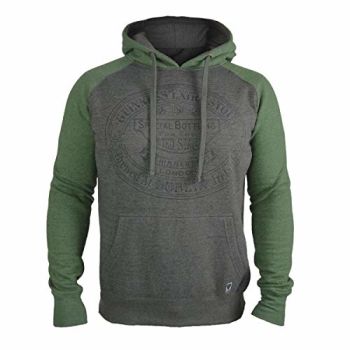 Signature Green and Grey Hooded Sweatshirt Official Merchandise Cotton/Polyester Blend Comfortable Hoodie