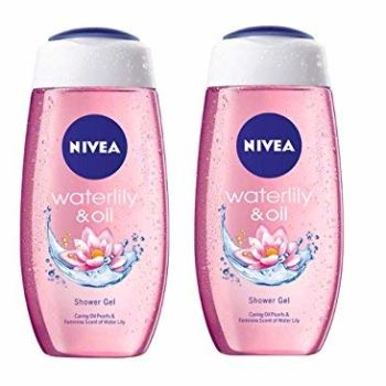 Nivea Waterlily & Oil Shower Gel (250ml) (Pack Of 2)