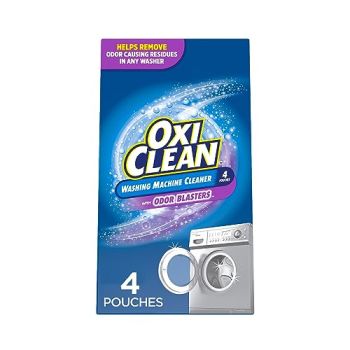 Washing Machine Cleaner with Odor Blasters, 4 Count