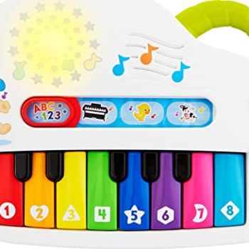 Laugh & Learn Baby Toy Silly Sounds Light-Up Piano With Learning Content & Music For Ages 6+ Months