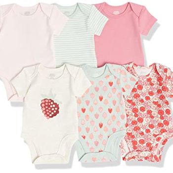 Baby Girls' Short-Sleeve Bodysuits