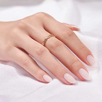 White Press On Nails Short