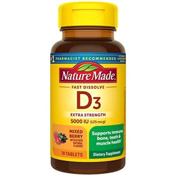 Extra Strength Vitamin D3 5000 IU (125 mcg)