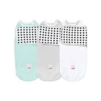 Breathing Wear Swaddle 3-Pack – Works Pro Baby Monitor to Track Breathing Motion Sensor-Free