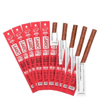 Grass-Fed and Finished Original Beef Jerky Snack Sticks 10-Pack