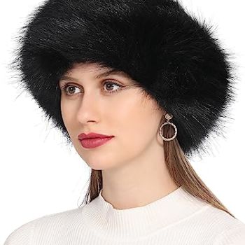 Faux Fur Headband for Women Winter Earwarmer Earmuff