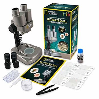 NATIONAL GEOGRAPHIC Dual LED Kids Microscope