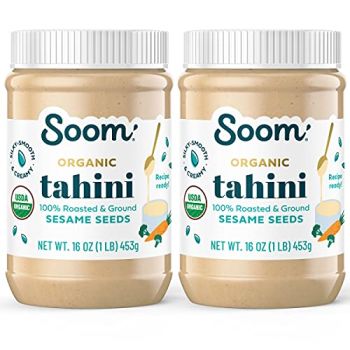 Foods Ground Organic Sesame Tahini Paste 16oz (2 Pack)