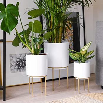 White Large Planters