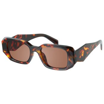 Trendy Rectangle Sunglasses for Women Men Tortoise Shell Cheetah Leopard Print Vintage Retro Fashion Cool 90s Cute Funky Small Face Skinny Stylish Chunky Baddie 2023 Unique Shade Goulding