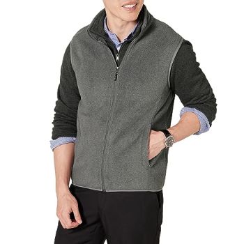 Men's Full-Zip Polar Fleece Vest (Available in Big & Tall)