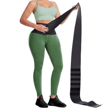 Waist Trainer for Women Tummy Control Stomach Wraps Lower Belly Fat Plus Size Under Clothes Seamless Sweat Band Faja Shapewear Waist Cincher Workout Gym