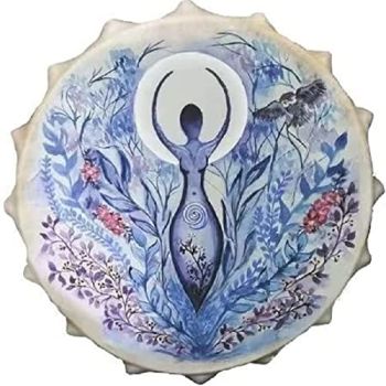FIRLAR Shaman Drum,10 Inch Tree Of Life Decoration Design Hand Drum With Drum Stick