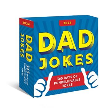 2024 Dad Jokes Boxed Calendar: 365 Days of Punbelievable Jokes (Daily Joke Calendar for Him