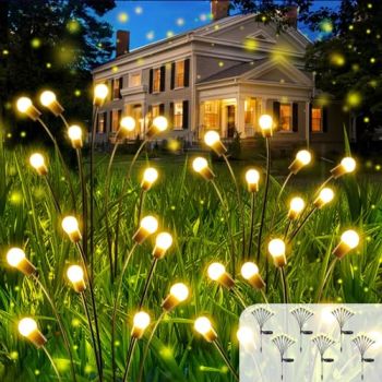 6Pack Total 48LED Solar Garden Lights -Solar Lights Outdoor