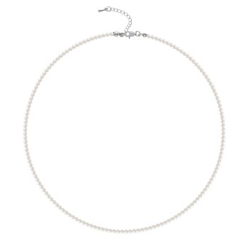 Round Imitation Pearl Necklace Wedding Pearl Necklace for Brides (Diameter of Pearl 2.5mm)