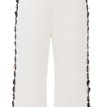 , Studded Cady Jumpsuit, 10, Powder White