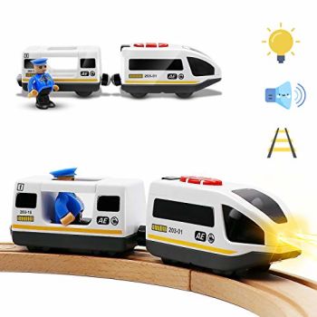Battery Operated Action Locomotive Train (Magnetic Connection)