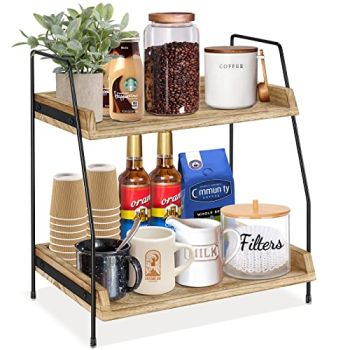 Coffee Bar Accessories and Organizer Countertop