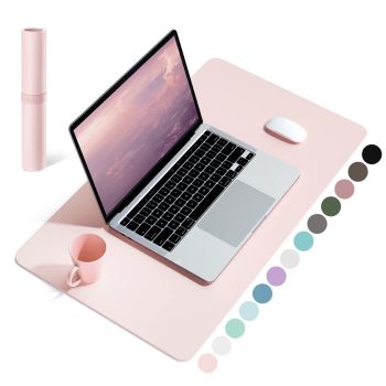 Non-Slip Desk Pad,Mouse Pad,Waterproof PVC Leather Desk Table Protector,Ultra Thin Large Desk Blotter