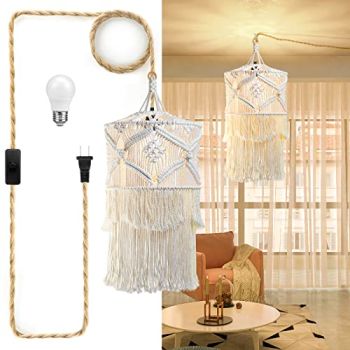 Boho Plug in Pendant Light
