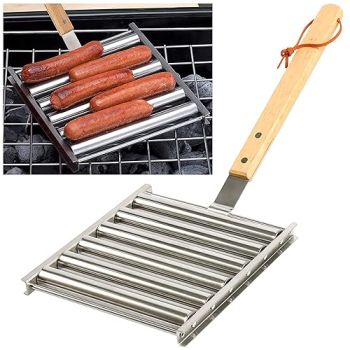 Hot Dog Roller Stainless Steel Sausage Roller Rack