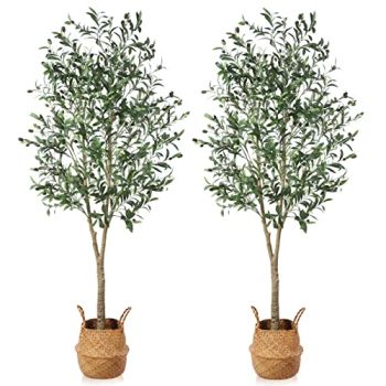 Artificial Olive Trees 6Ft Fake Olive plant