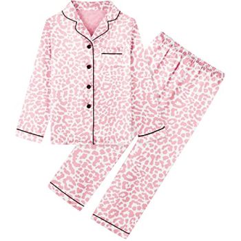 Girls Satin Pajamas Set
