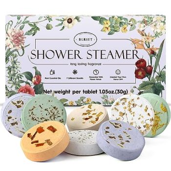 Shower Steamers Aromatherapy Christmas Gifts Stocking Stuffers for Women 8 PCS