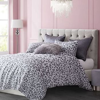 JYZ010918 Pearl Leopard 3-Piece Comforter Set