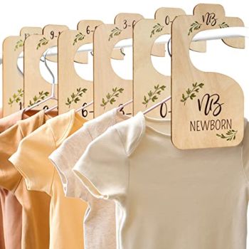 Beautiful Wooden Baby Closet Dividers for Clothes