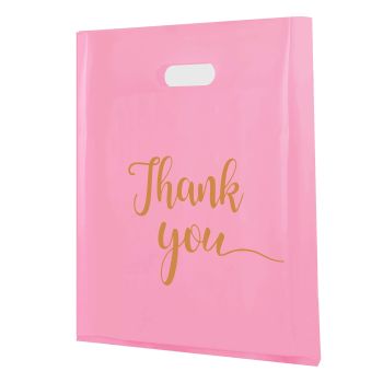 100Pcs Thank You Merchandise Bags