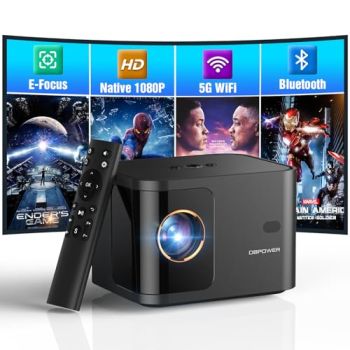 [Electric Focus] 5G WiFi Mini Bluetooth Projector 4K Support