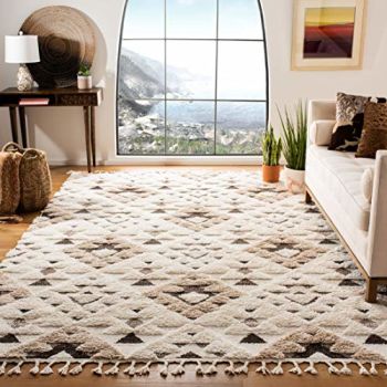 SAFAVIEH Moroccan Tassel Shag Collection Area Rug