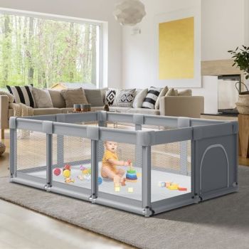 74" ×50" Large Baby Playpen