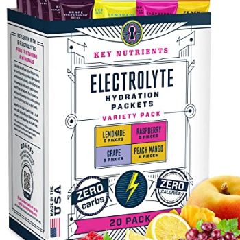 Electrolytes Powder Packets No Sugar