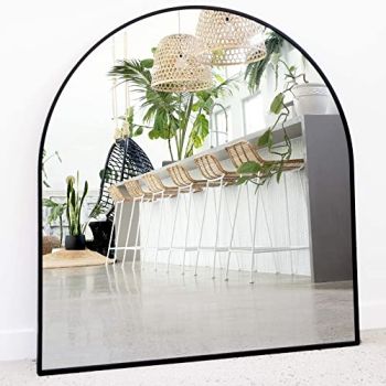 Black Arched Mirror